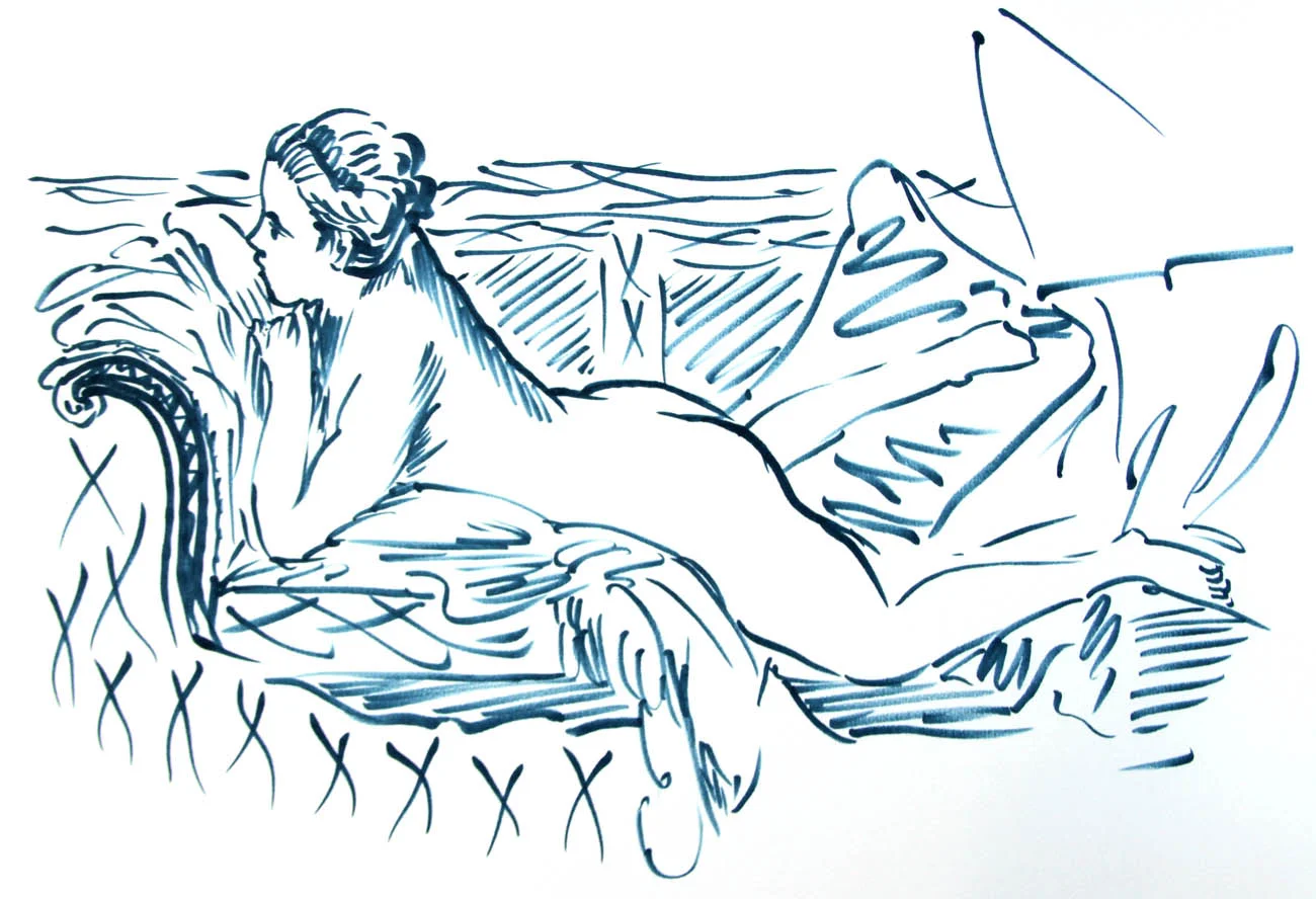 (Girl Reclining)