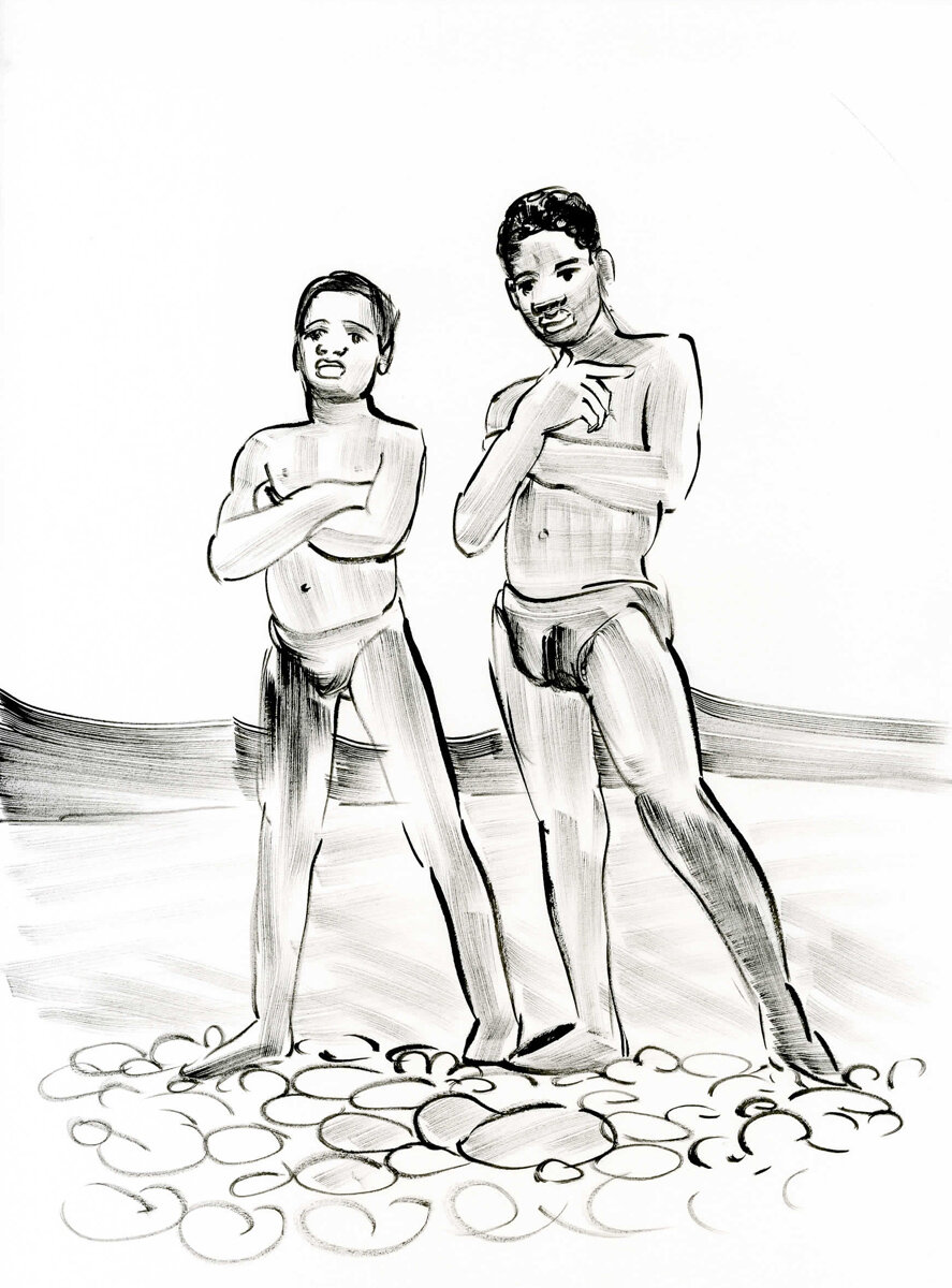 Black Bathers