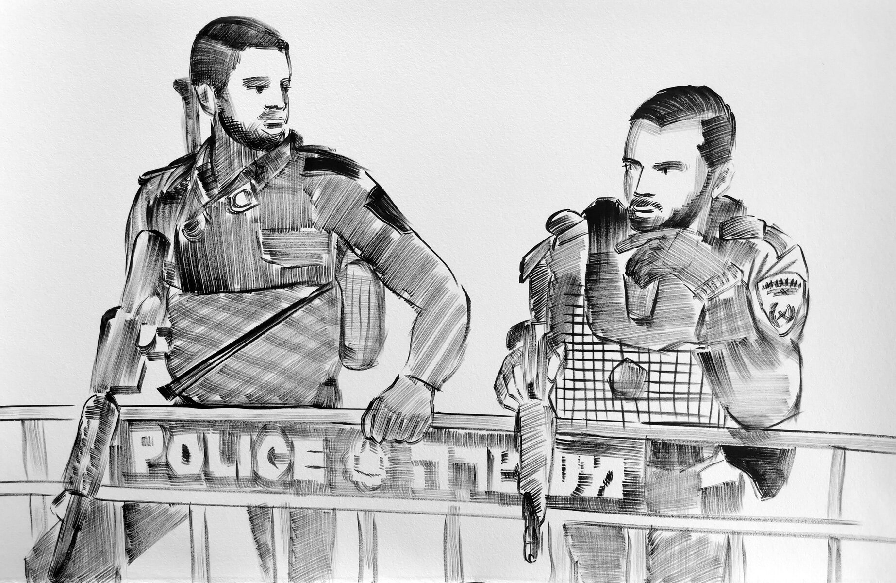 Policemen at the City