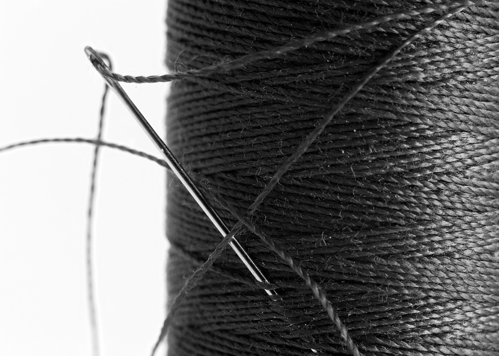 Moments in Time: A Needle Pulling Thread — Suanne Laqueur