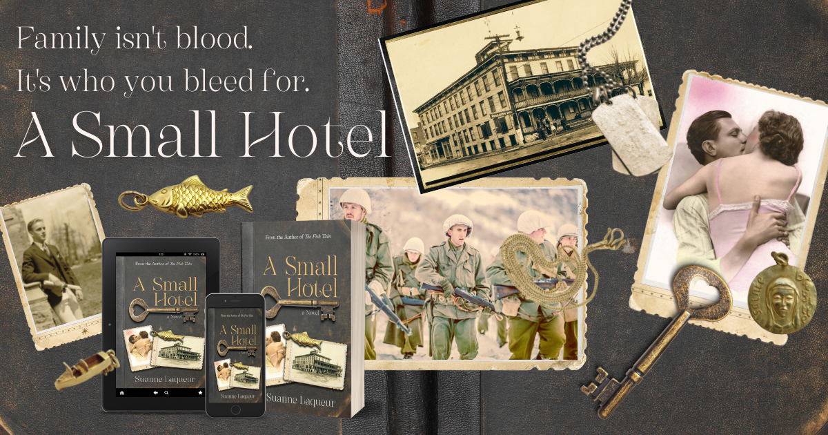 A Small Hotel book cover by Suanne Laqueur