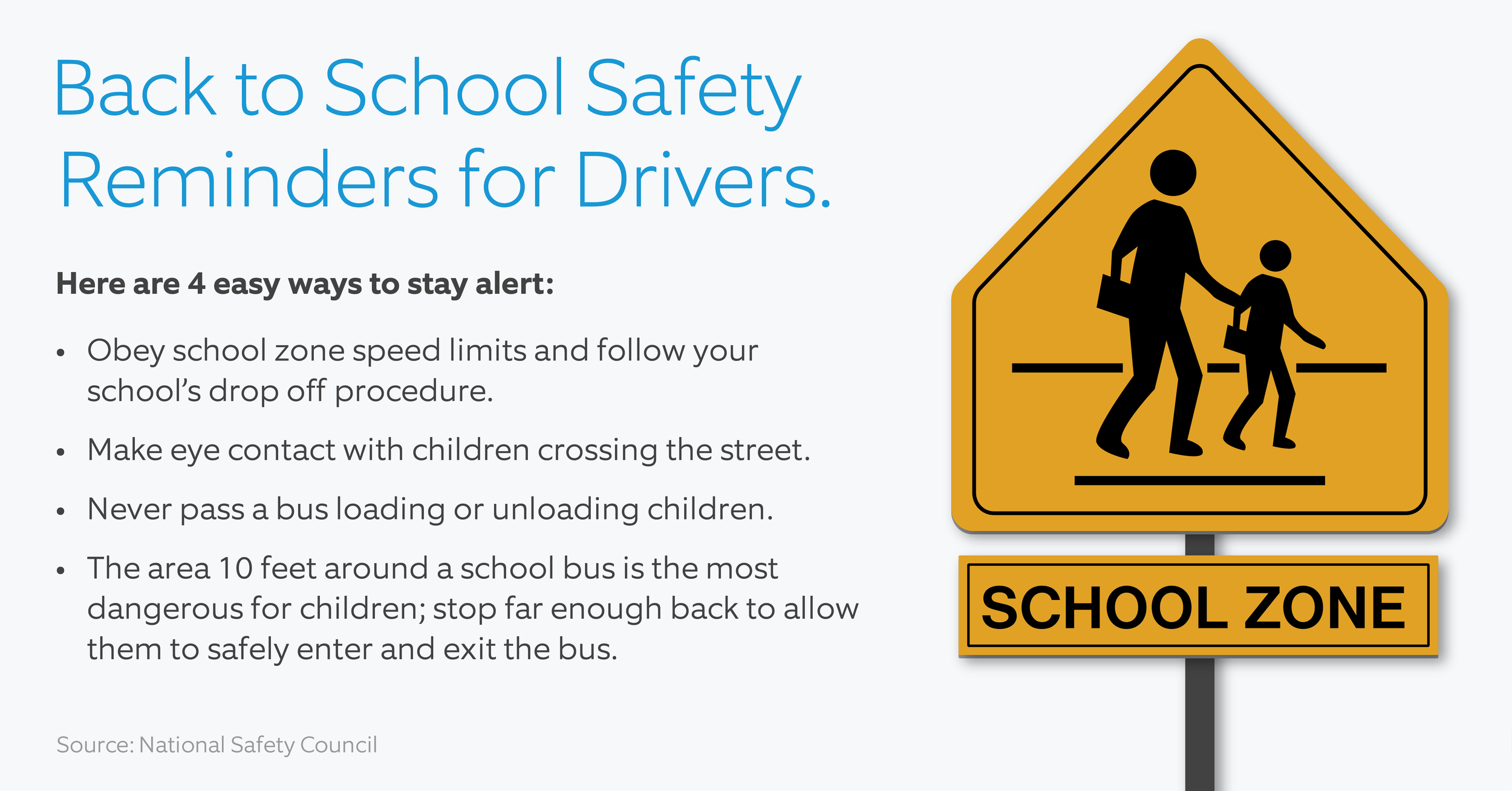 LIST: Back-to-school safety tips, rules of the road