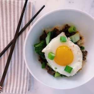 THAI BEEF BOK CHOY BOWLS