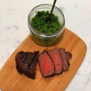 STEAK WITH CHIMICHURRI