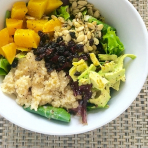 GOLDEN BEET, AVOCADO & QUINOA SALAD