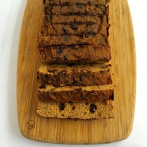 CHOCOLATE CHIP COCONUT FLOUR BANANA BREAD