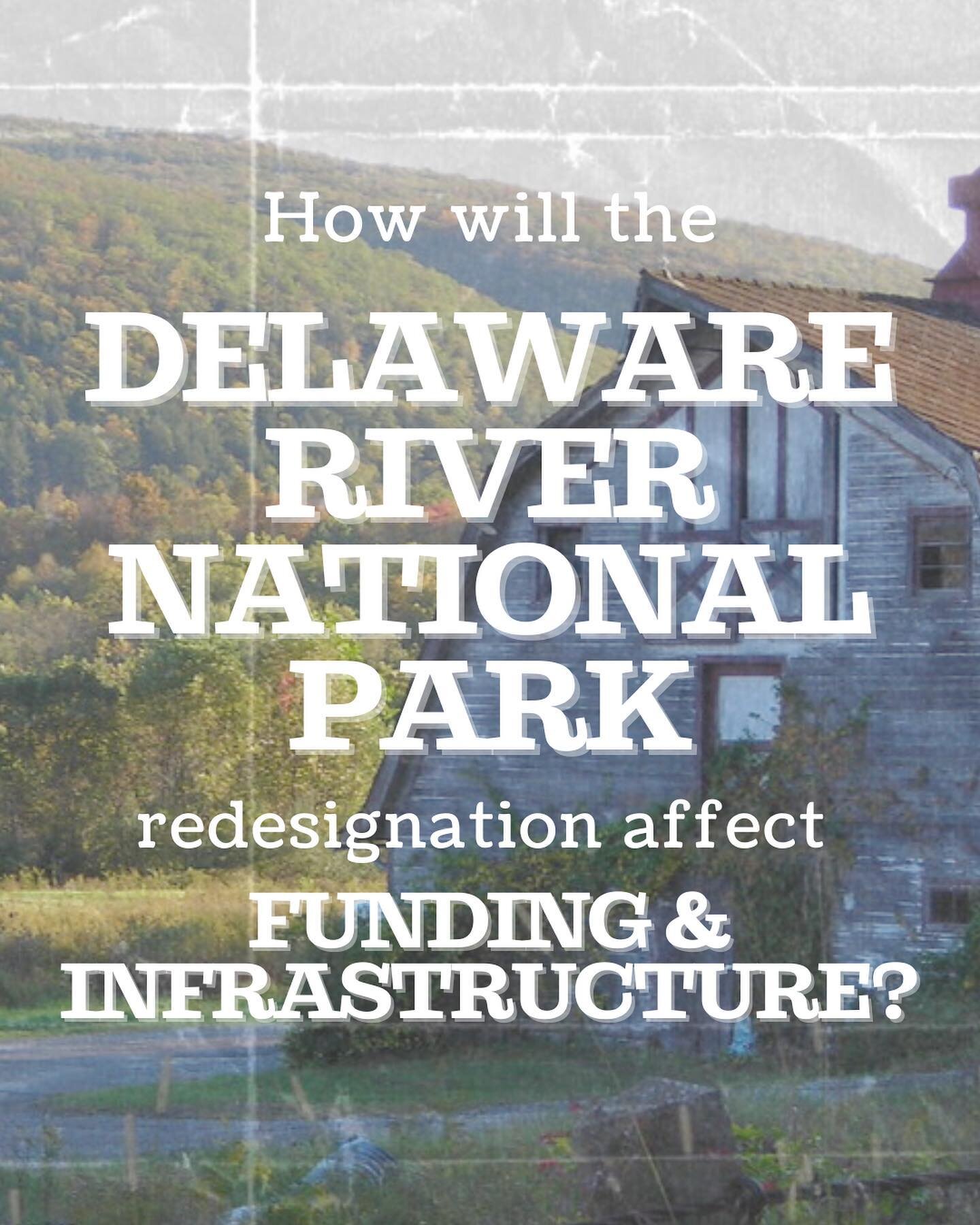 Our next post digs into how the potential redesignation of the Delaware Water Gap could affect funding &amp; infrastructure