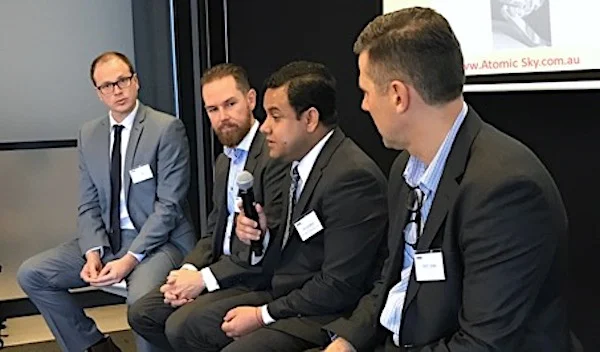 Atomic Sky India Leadership Panel - Tom Calder, Ashley Brown, Amit Kumar Mishra, Graeme Stanway