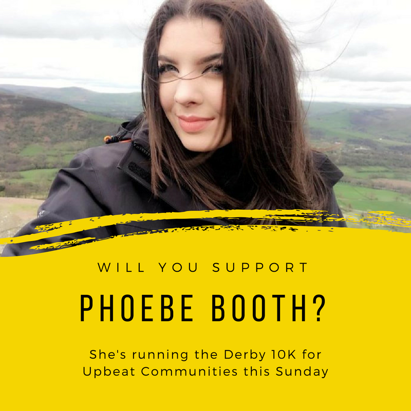 Phoebe is our newest addition to the team, having only signed up last Friday! She's taking on this challenge because she "wants to support refugees in Derby": justgiving.com/fundraising/phoebe-booth1