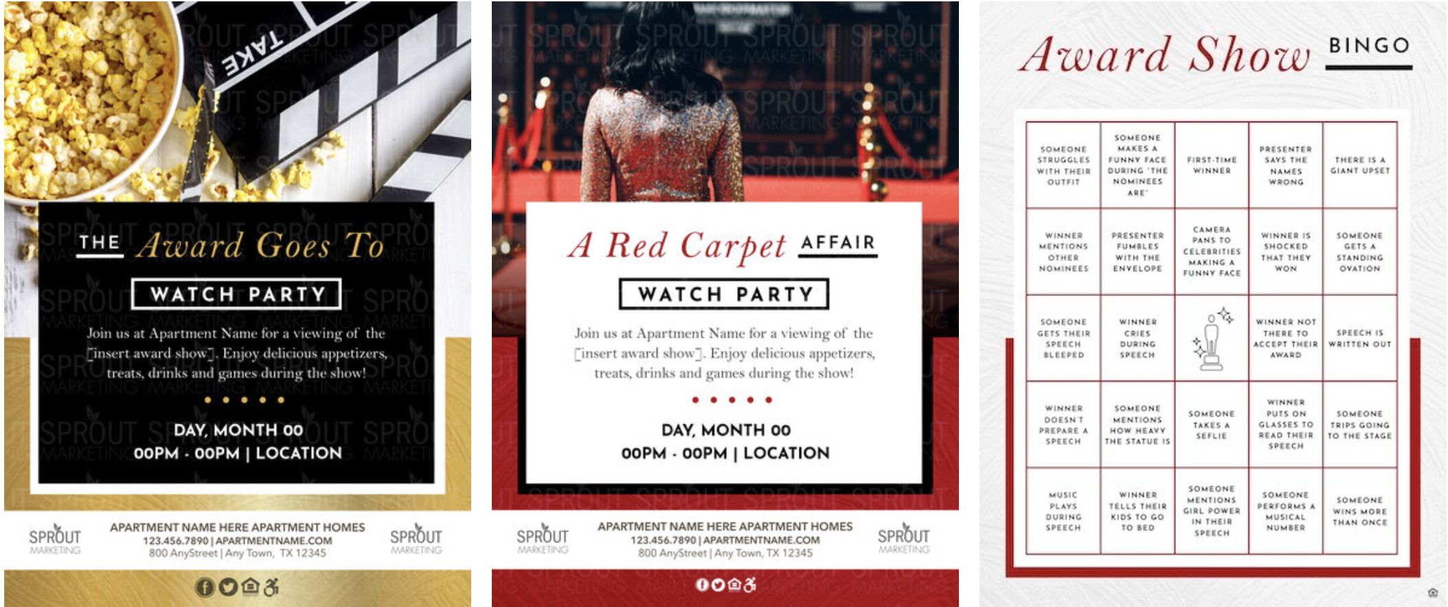 Resident Events That Deserve Their Own Red Carpet [Plus Super Bowl Fun]! —  Sprout Marketing