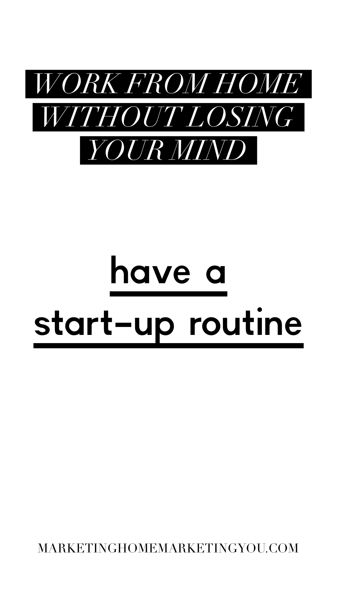 10 Ways to Work From Home (WFH) Without Losing Your Mind — Sprout Marketing