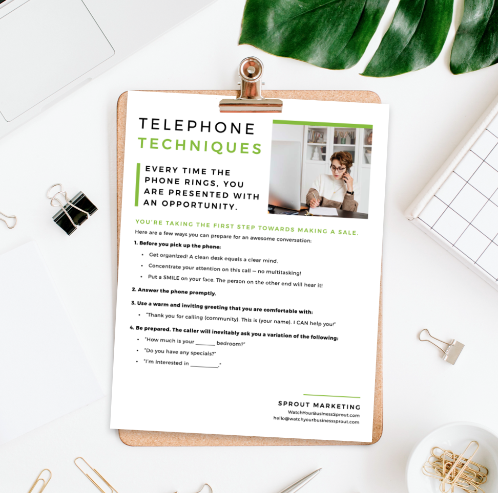 Apartment Leasing Training 101 with Handbook — Sprout Marketing