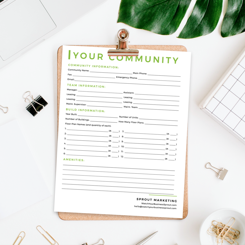 Apartment Leasing Training 101 with Handbook — Sprout Marketing