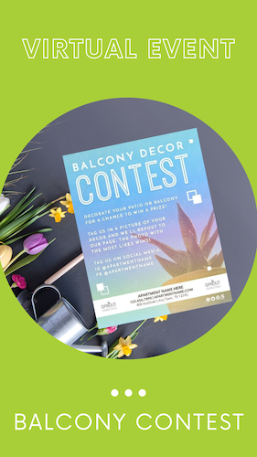Balcony Contest Event for Apartments