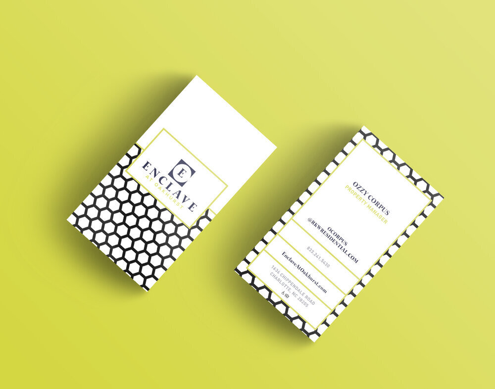 Modern and Elegant Business Card Design for Apartments