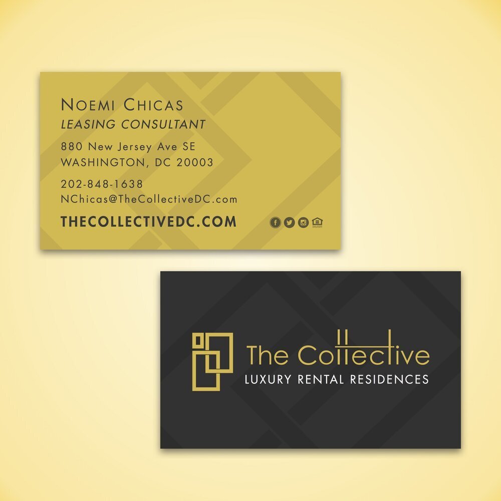 Lux Business Card Design and Prints for Multifamily