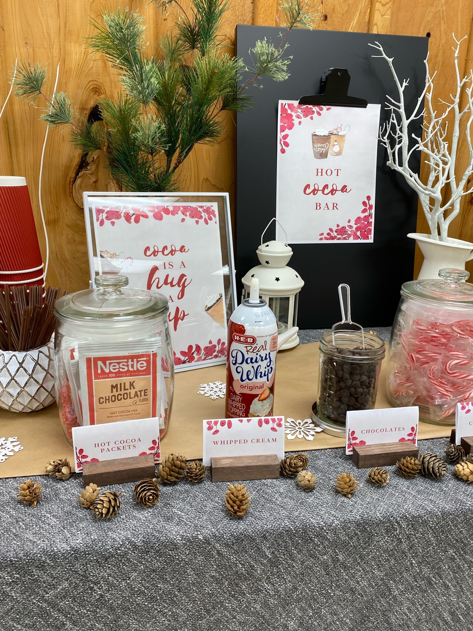 Hot Cocoa Bar Templates in Canva