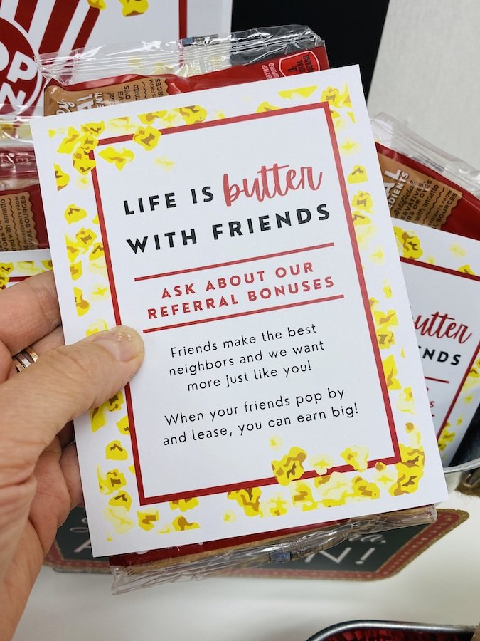 Life is BUTTER with Friends - Popcorn Referral Bonus Notice