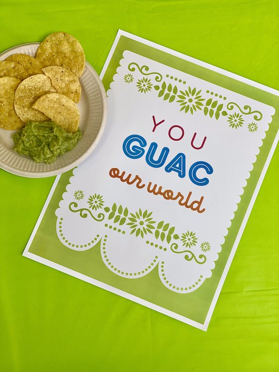 You Guac Our World Resident Appreciation Flyer for Apartments