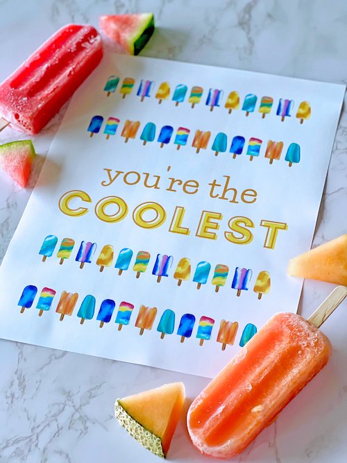 Popsicle Appreciation Sign for Apartments