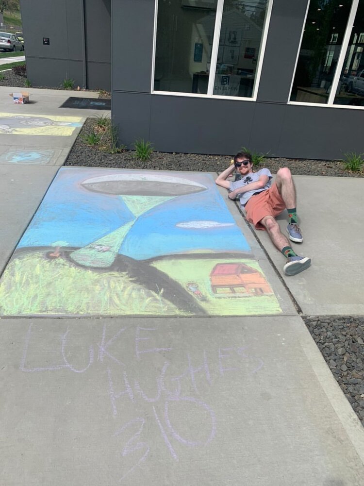 chalk event for apartments