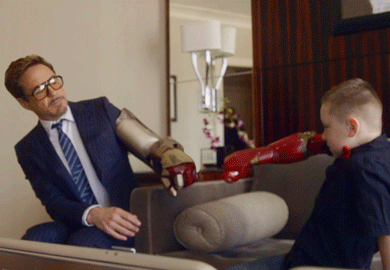 alex and iron man fist bump.gif
