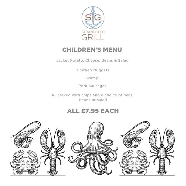 Here is our children's menu @standfieldgrillinstow ⠀
⠀
We hope that this will satisfy those little tummies. There are also some great options in the light bites &amp; desserts section of the main menu to choose from. ⠀
⠀
Lunch is served 12-2. Light B