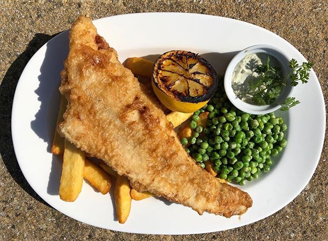 #Repost @strandfieldgrillinstow
・・・
It&rsquo;s National Fish &amp; Chip Day and we are daydreaming of tucking into our Strandfield Grill Beer battered fish and chunky chips, garden peas and tartare sauce on a much sunnier day than today! We can&rsquo