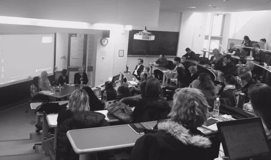 Our audience at the Harvard Kennedy School of Government