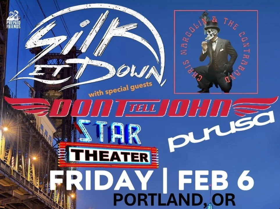Couple weeks until our winter hibernation is over! Kris and Zach will be joining some amazing bands at @startheaterpdx for an acoustic set.  @chrismargolin @silkletdown @donttell_john  Excited to brush off the rust and sing and play for you Feb 6.  #