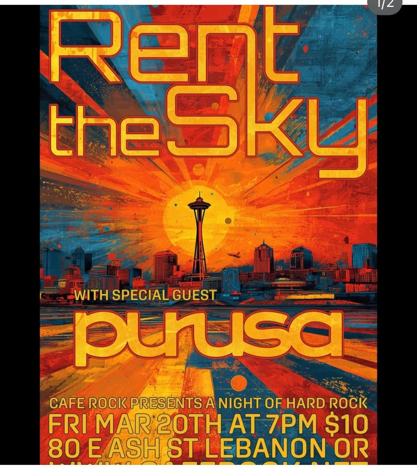 Tonight  Lebanon @caferock_lebanon with @renttheskyband  Music at 8! #livemusic #tonight #lebanon