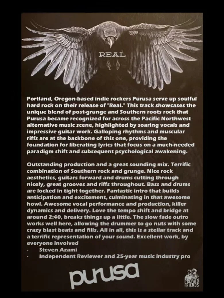 Sweet early review on Real! #newmusic #portland #rockandroll
