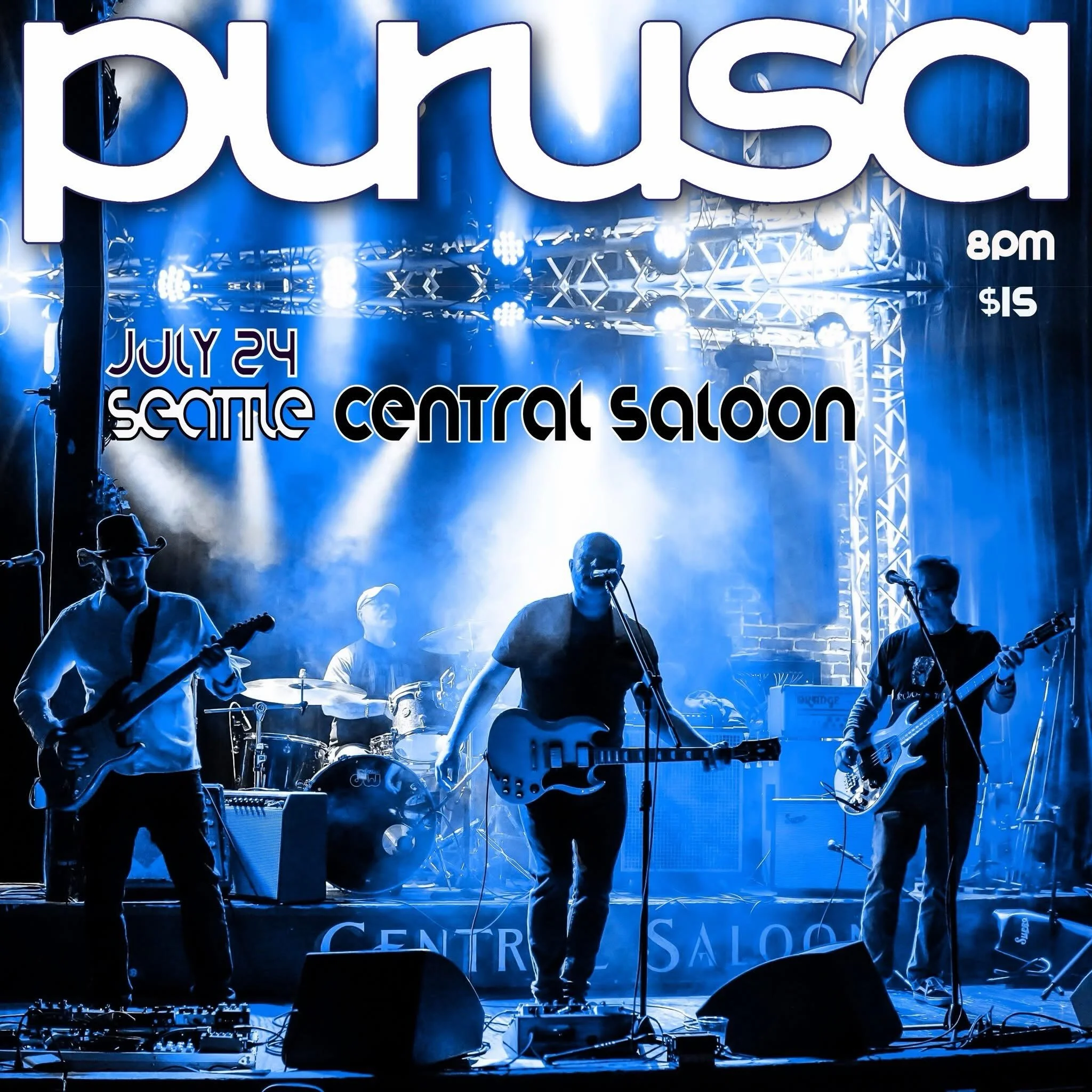 Couple of killer full octane Purusa shows coming up next weekend too! Saturday July 24 at @centralsaloon w/ @renttheskyband and @littlecesarband. Following night in PDX at @thehawthornehideaway with the same rad bill of bands.  Let there be rock. #ʟɪ