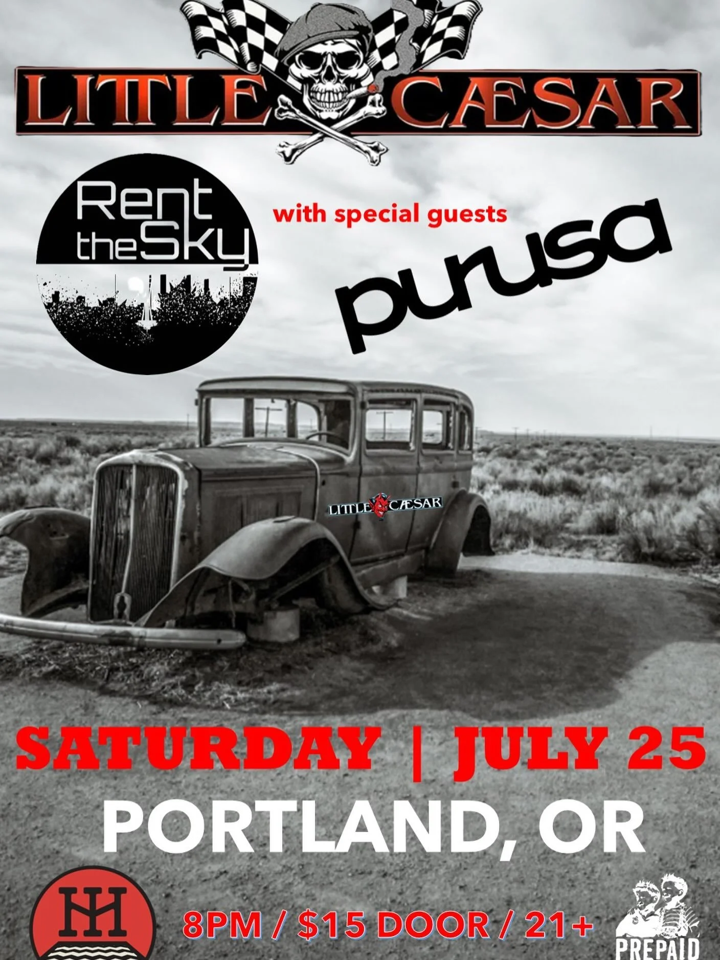 Tonight at @hawthornehideawaypdx w/ @renttheskyband from Seattle and @little.caesars.band from LA! Let&rsquo;s rock #portland #livemusic #tonight #saturdaynight #hawthornhideaway