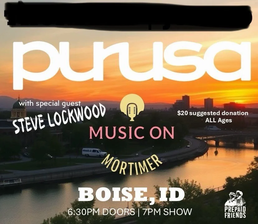 #boise !!! Tomorrow night!!! Show date change and sadly Steve&rsquo;s no longer joining us. Escape the smoke with an indoor house show with Kris and Zach. #friday #livemusic #indoors