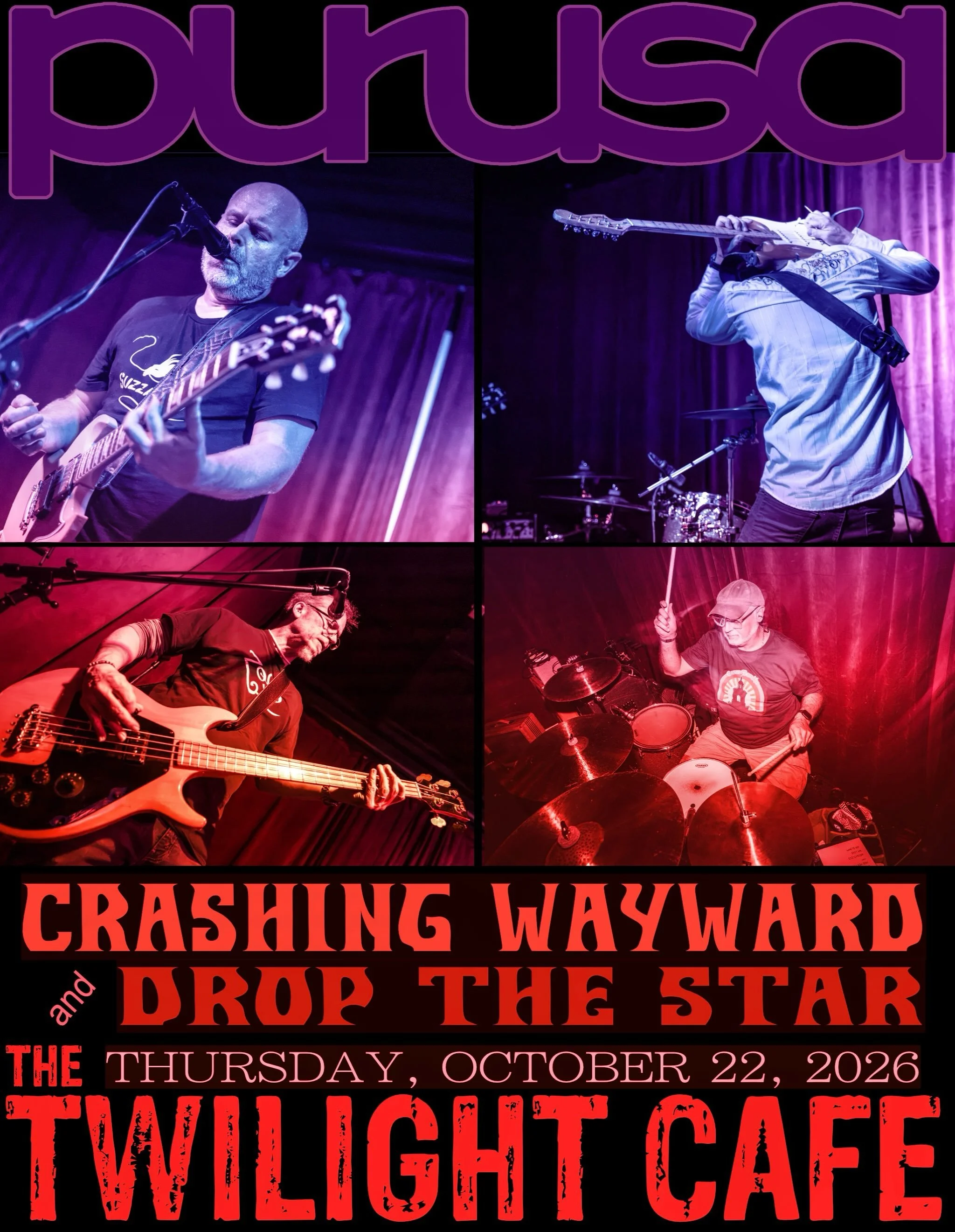 &hellip;..
This week! October 22! 
Join us along with @crashingwayward and @dropthestar_band at @twilightcafeandbar for a night of sick jams and and maybe a couple ballads for the lovers to slow dance to. 
8pm. 
Dirt cheap tickets. 🎟️ 
See you there