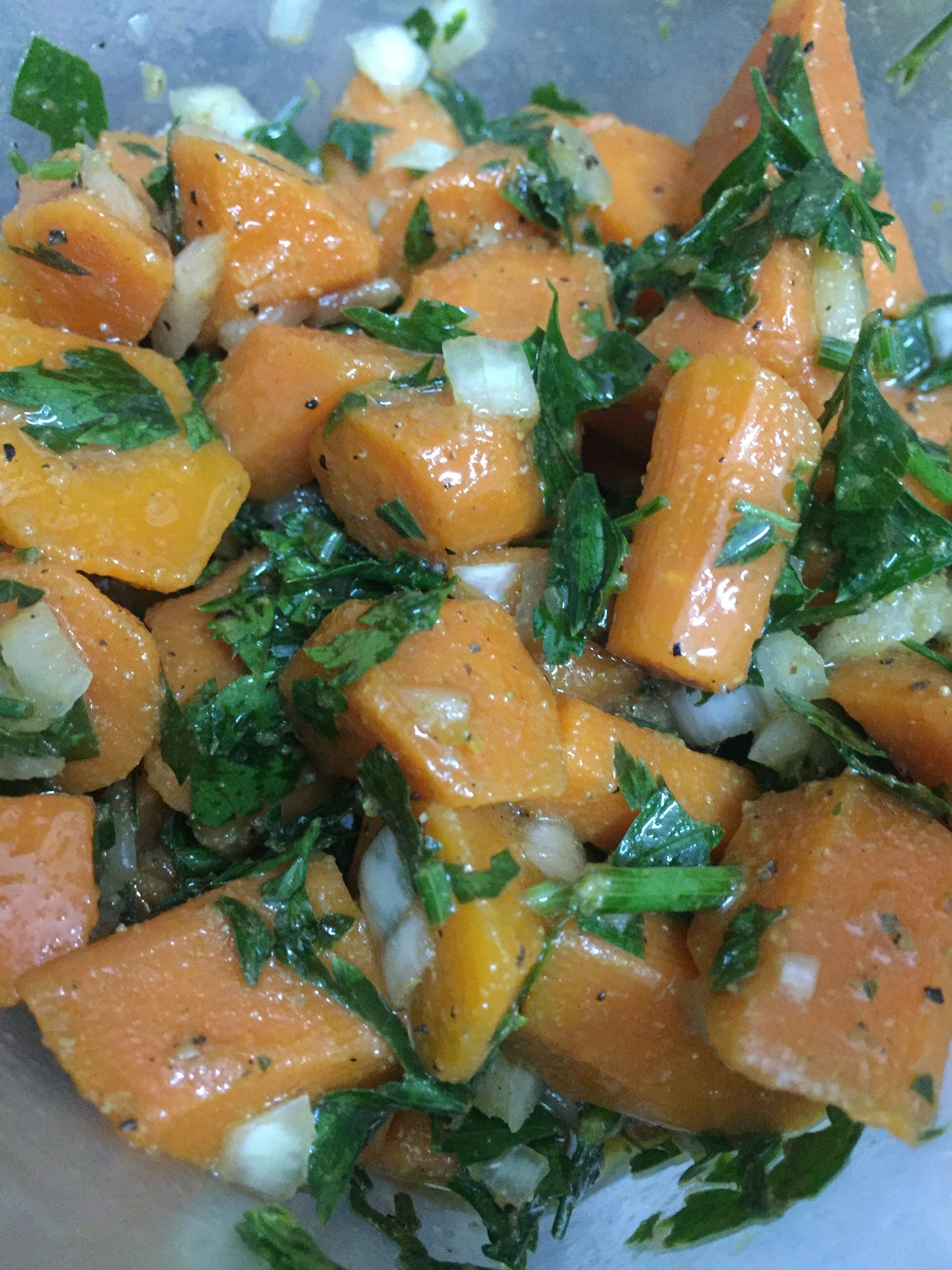 Carrot Salad with Cumin and Parsley