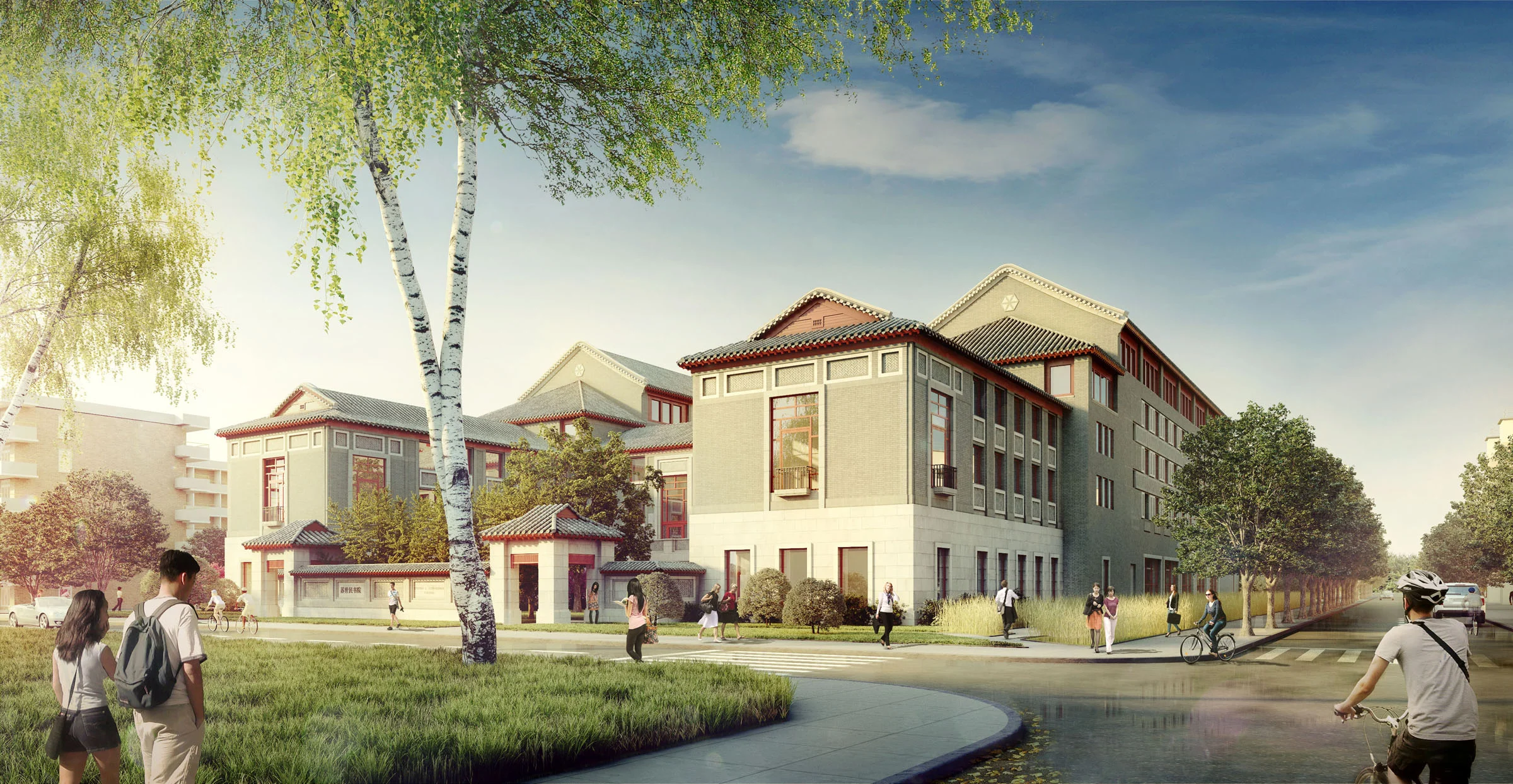 Schwarzman College at Beijing Tsinghua University, photo courtesy of RAMSA