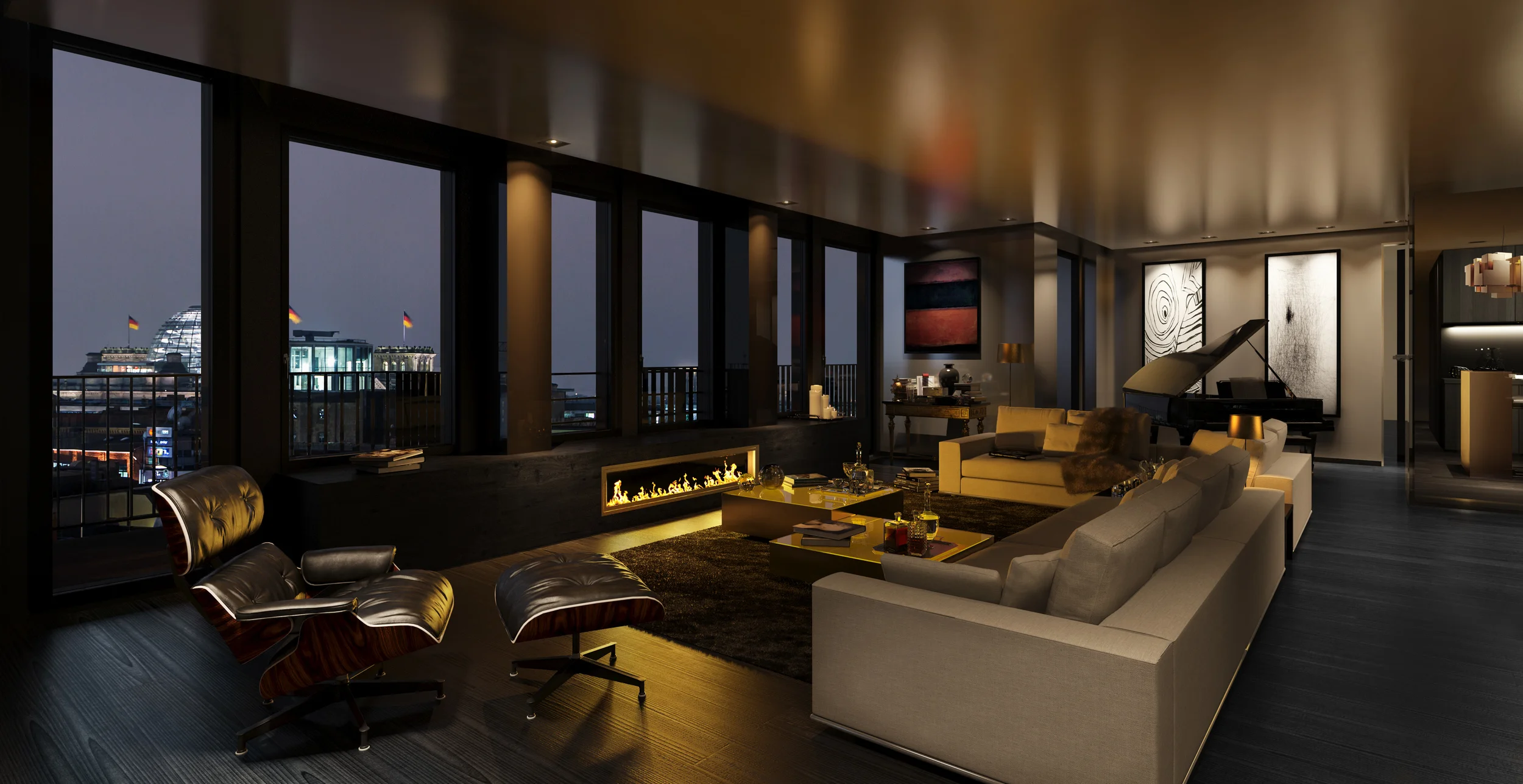 yoo Berlin Penthouse, photo courtesy of Zabel Property Group