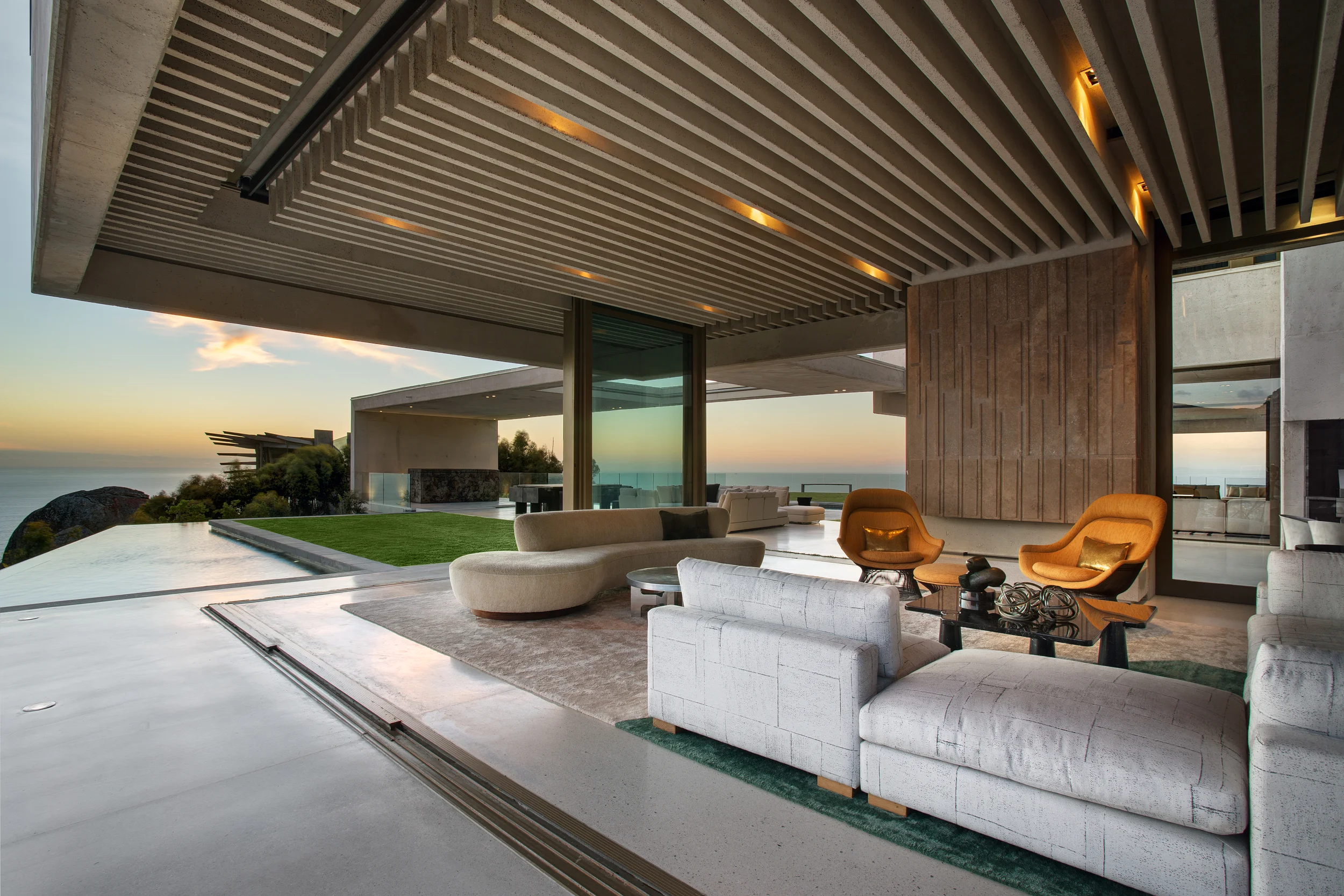 Project OVD 919's terrace opens up to the coastline and the sea views, by SAOTA