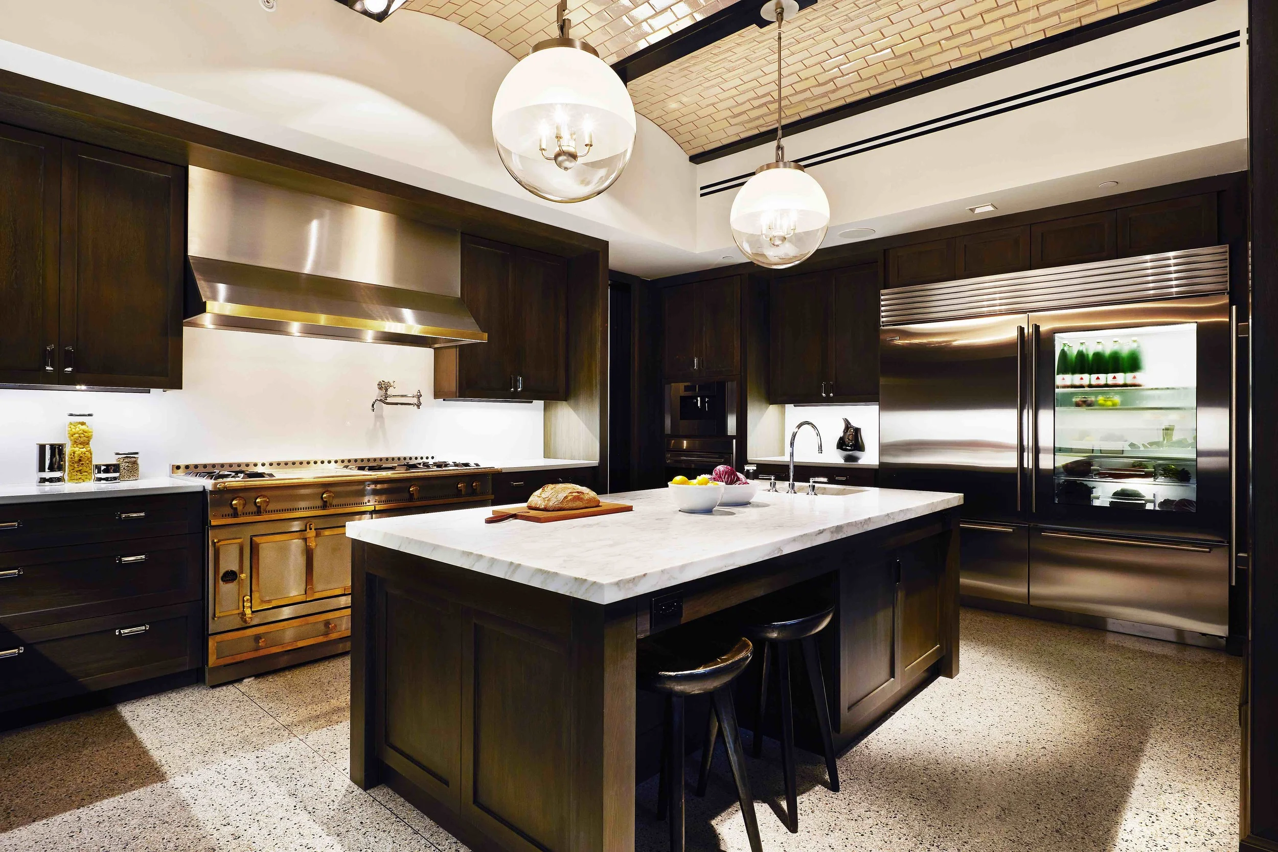 Kitchen at the Puck building in Manhattan