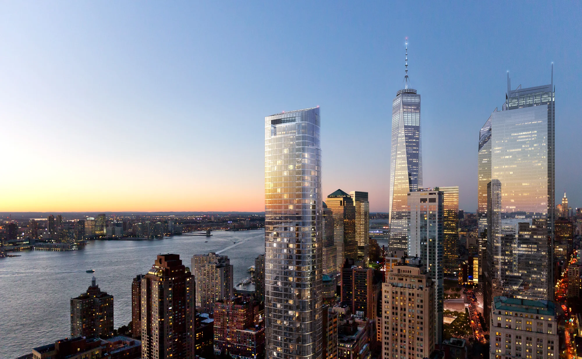 50 West in Manhattan has topped out