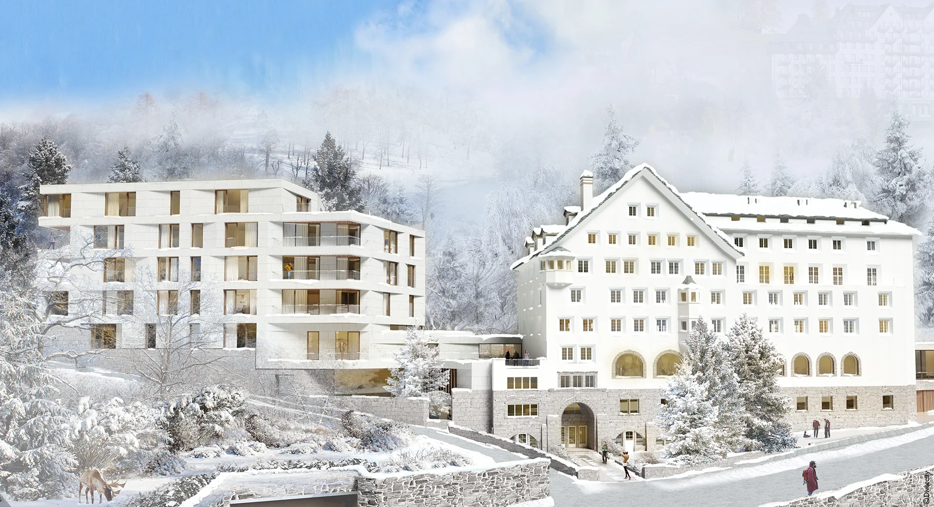 The Grace St Moritz Apartments boast generous proportions