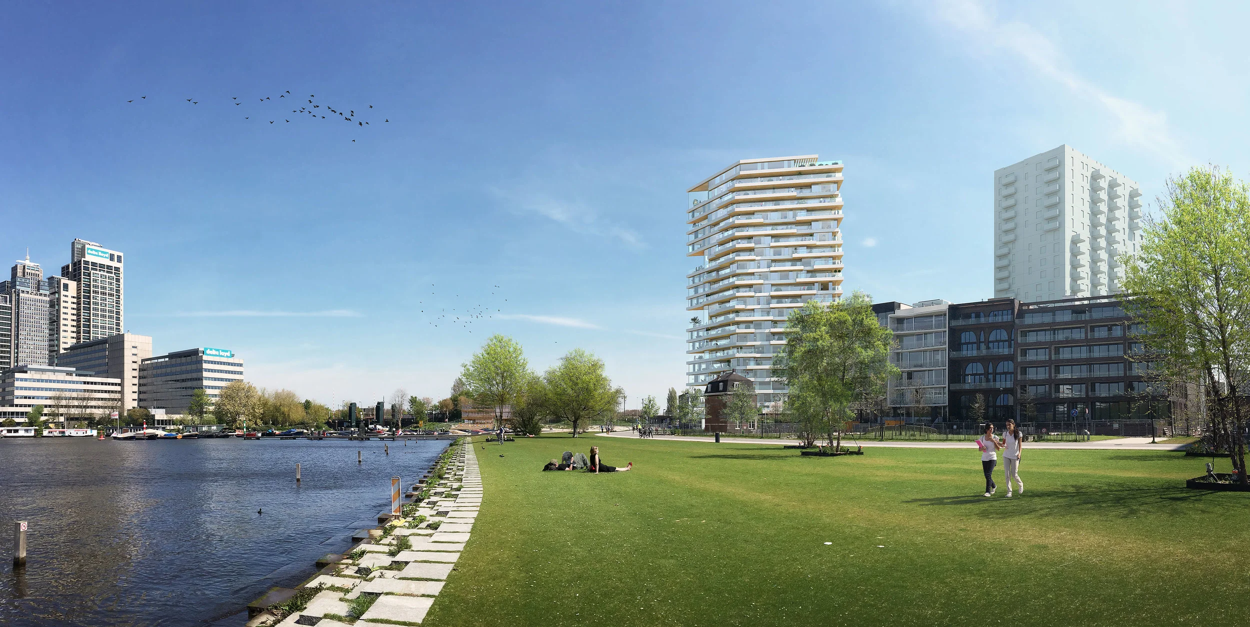 HAUT, a 21-storey building in Amsterdam could become one of the tallest wooden residential buildings