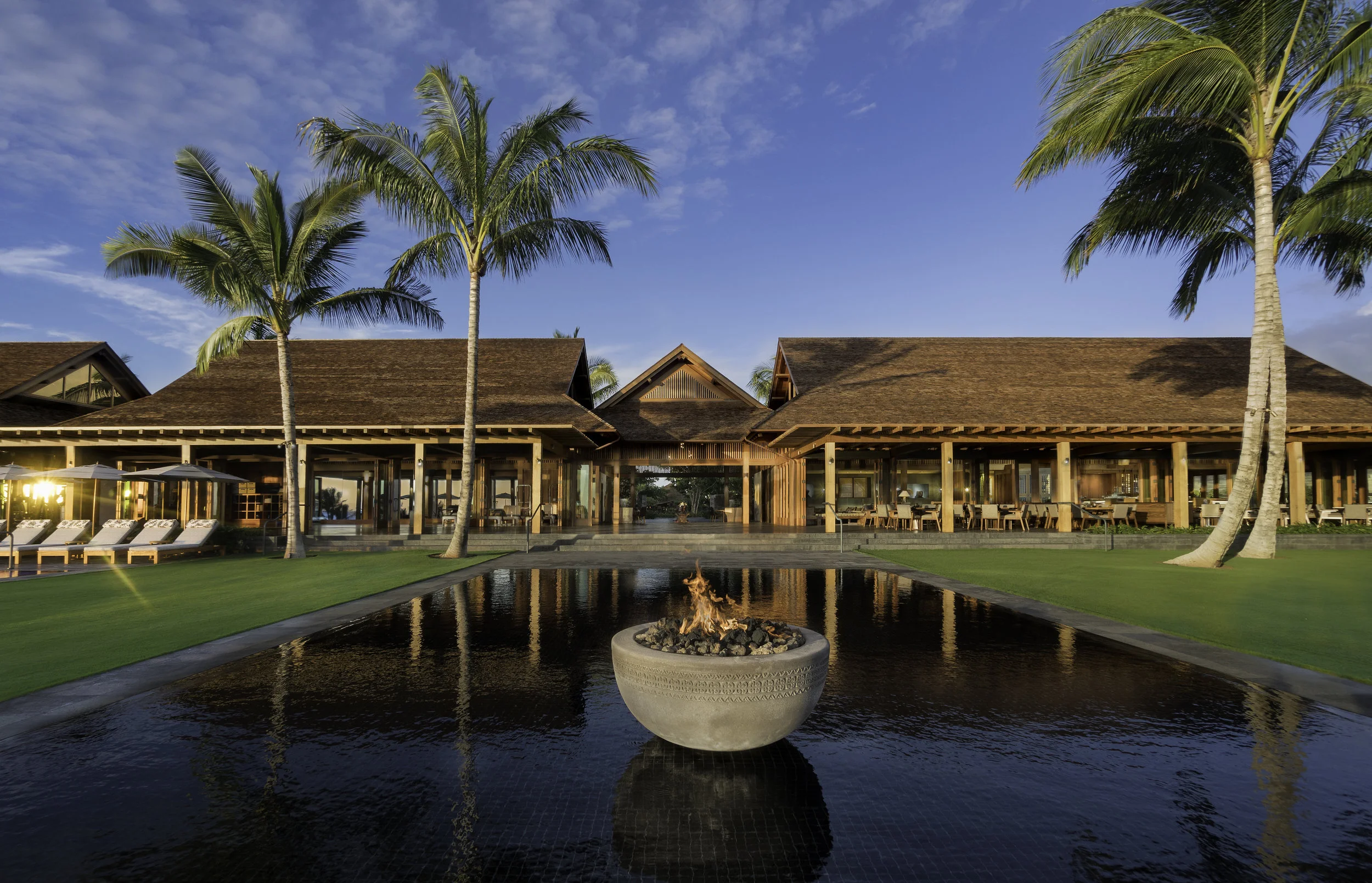 The clubhouse at Kohanaiki was built at a cost of US$ 65 million