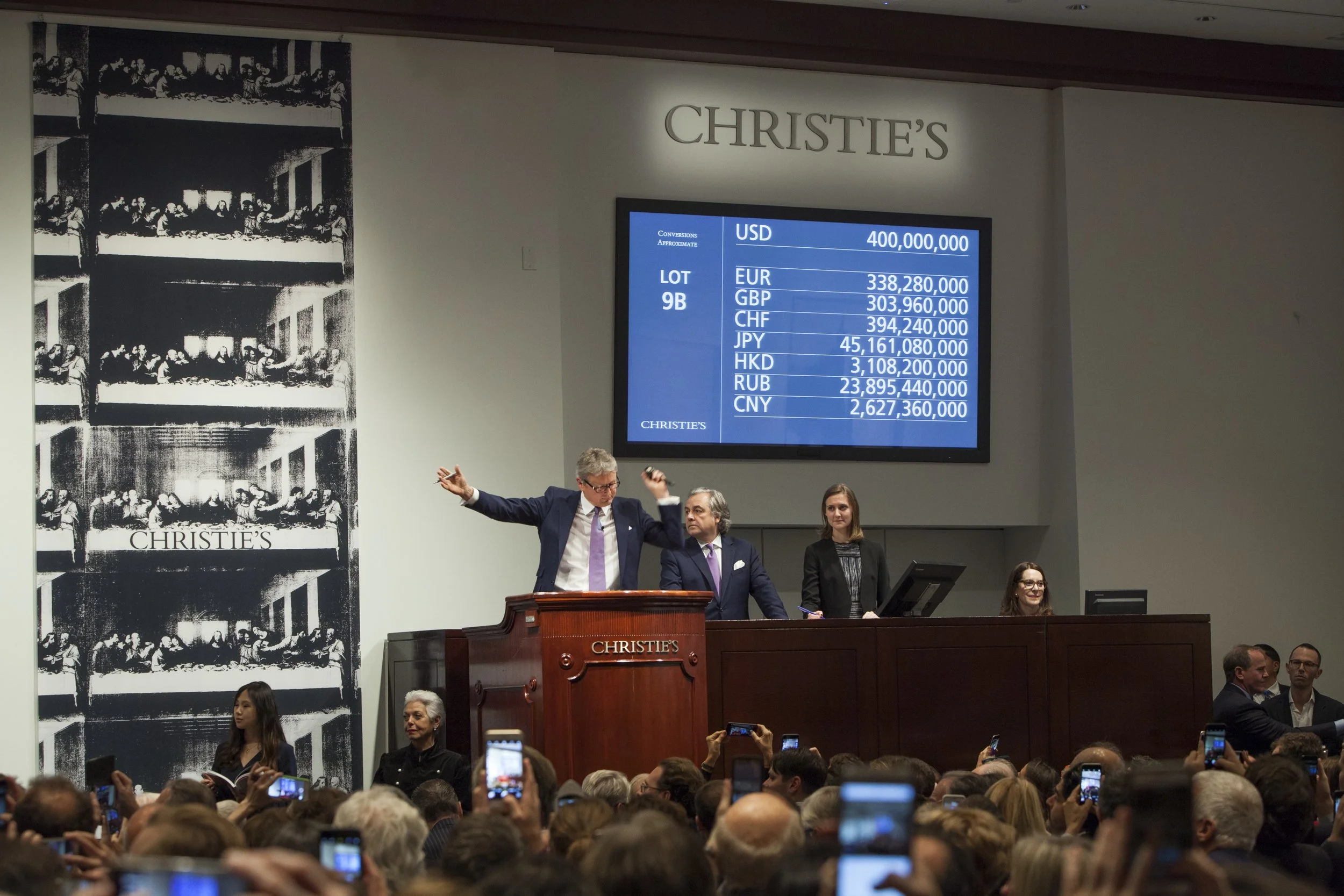 Christie's auction house in New York, photo courtesy of Christie's