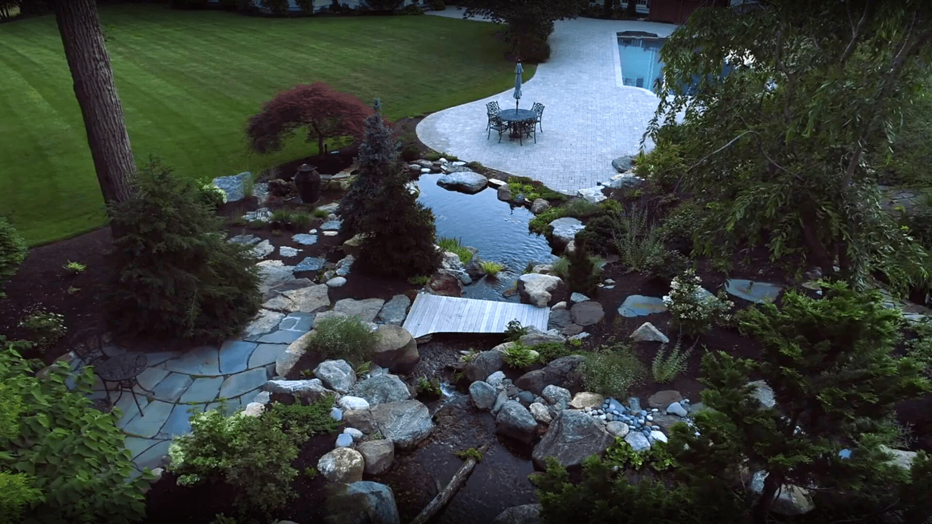 Home — FallingWater Scapes :: Landscape Design & Construction, Water  Feature Designer & Builder, & Certified Aquascape Contractor in Boston  Massachusetts | Koi Pond Builders Massachusetts | Outdoor Water Garden |  Backyard