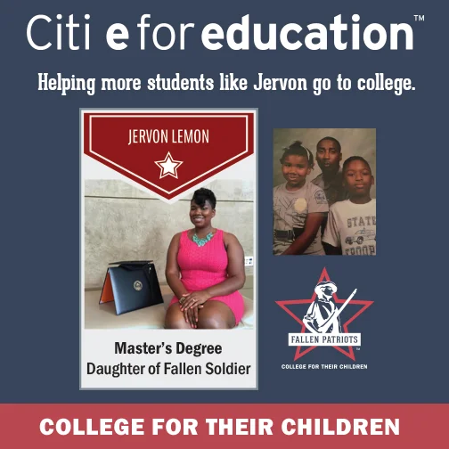 Citi's e for Education campaign raised $428k for Gold Star Children