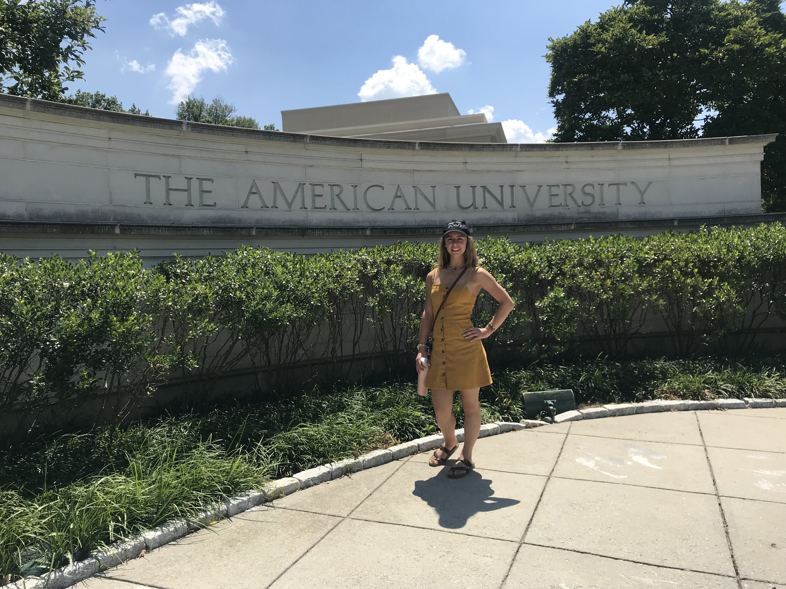 Miryam attends The American University in Washington D.C.