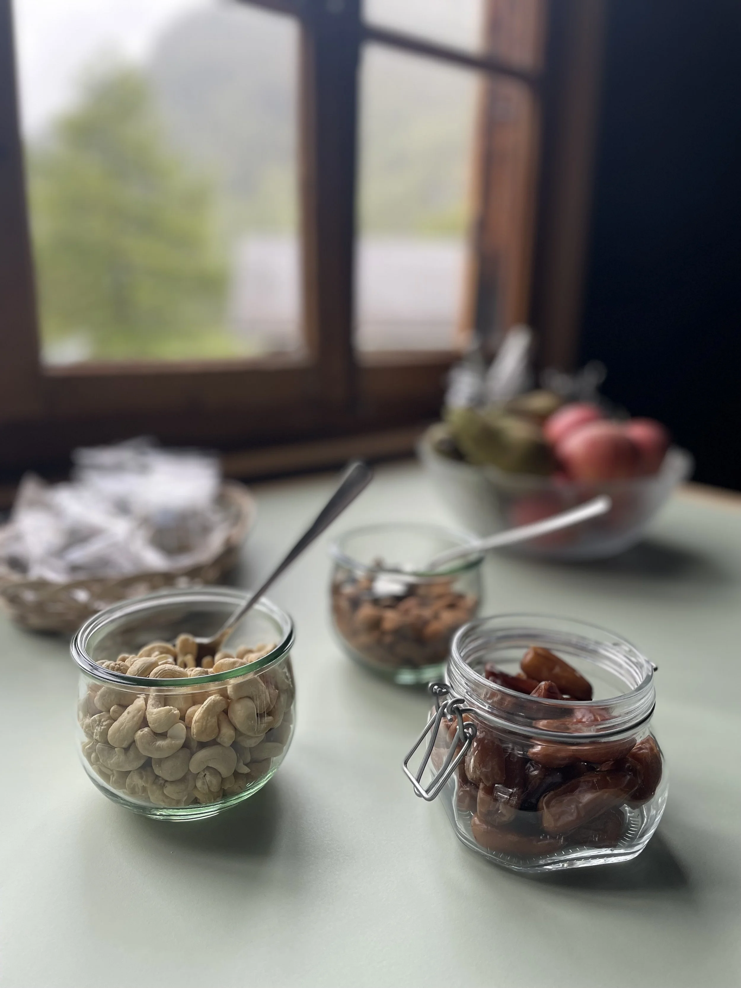 Gesundes Snacks beim Seminar